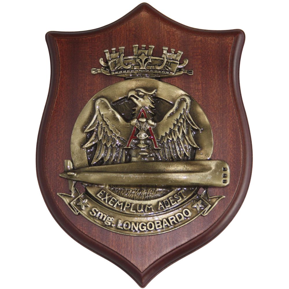 CREST IN METALLO SMG LONGOBARDO MARINA MILITARE