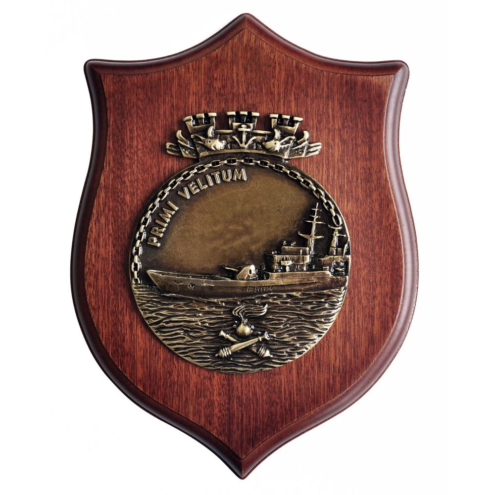 CREST IN METALLO NAVE ARTIGLIERE MARINA MILITARE