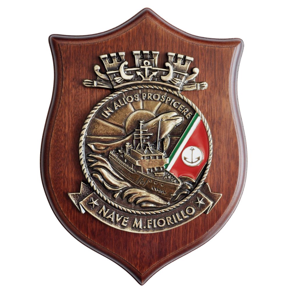 CREST IN METALLO NAVE FIORILLO MARINA MILITARE