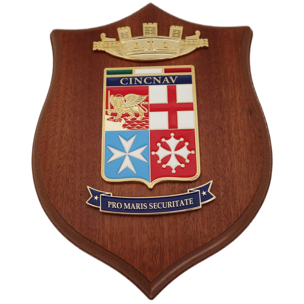 CREST IN METALLO SMALTATO SQUADRA NAVALE MARINA MILITARE