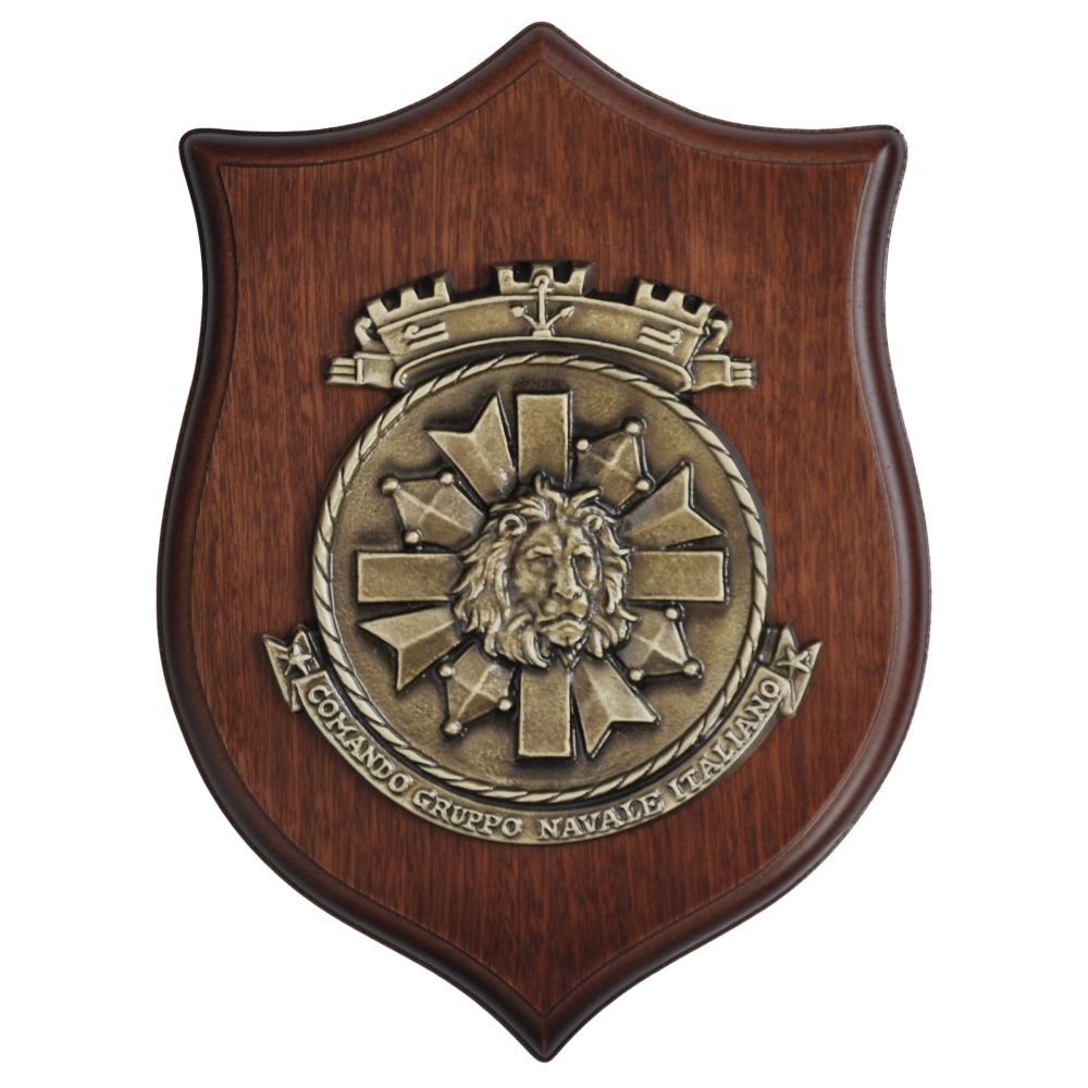 CREST IN METALLO COM. GRUPPO NAVALE ITALIANO MARINA MILITARE