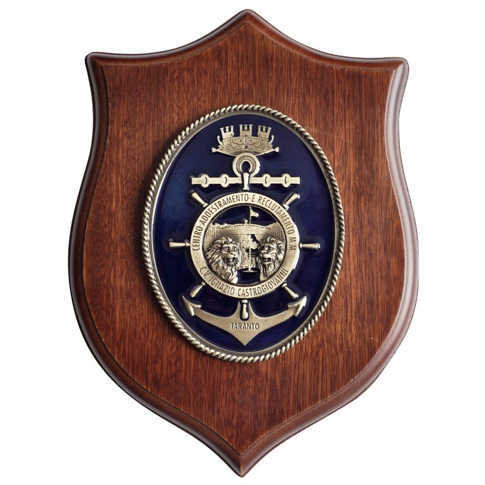 CREST IN METALLO CENTRO ADD.E RECLUTAMENTO MARINA MILITARE