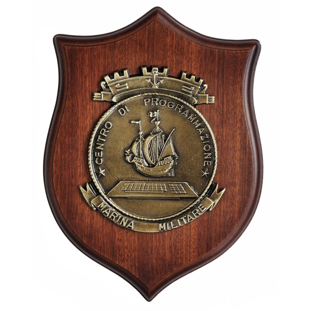 CREST IN METALLO CENTRO PROGRAMMAZIONE MARINA MILITARE