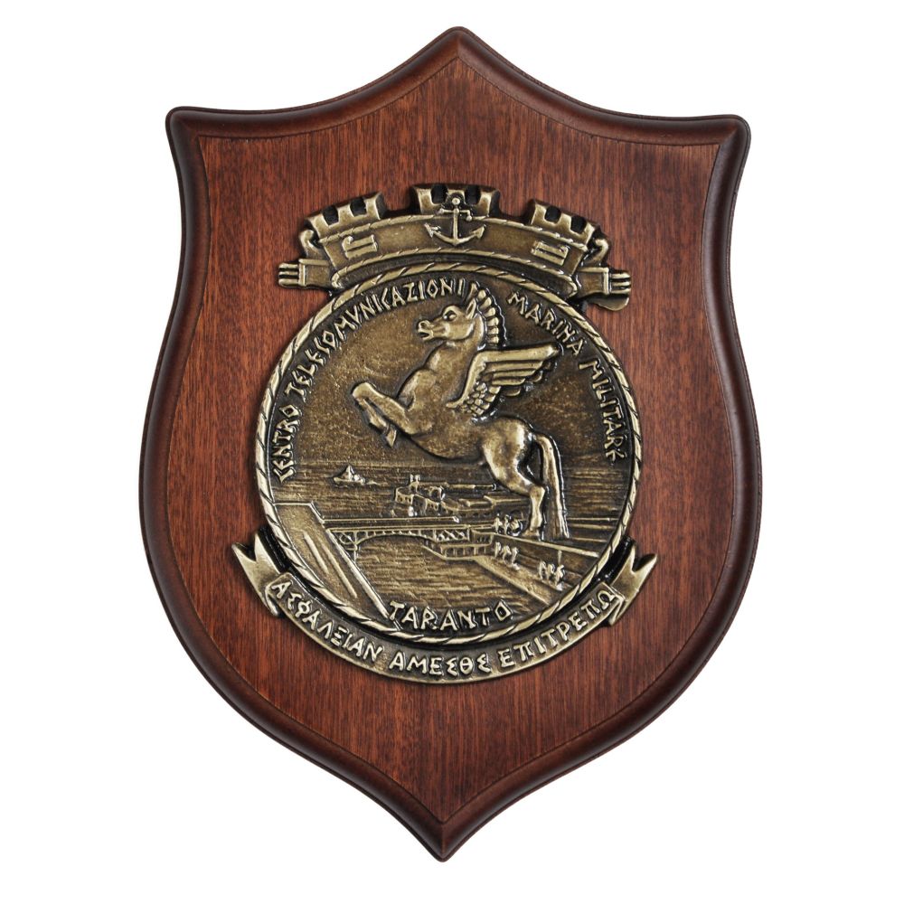 CREST IN METALLO CENTRO TELECOMUNICAIZONI MARINA MILITARE