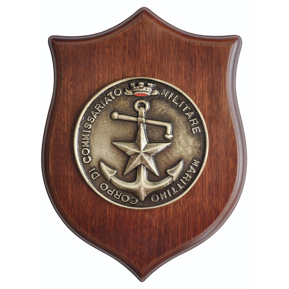 CREST IN METALLO CORPO DI COMMISSARIATO MARINA MILITARE