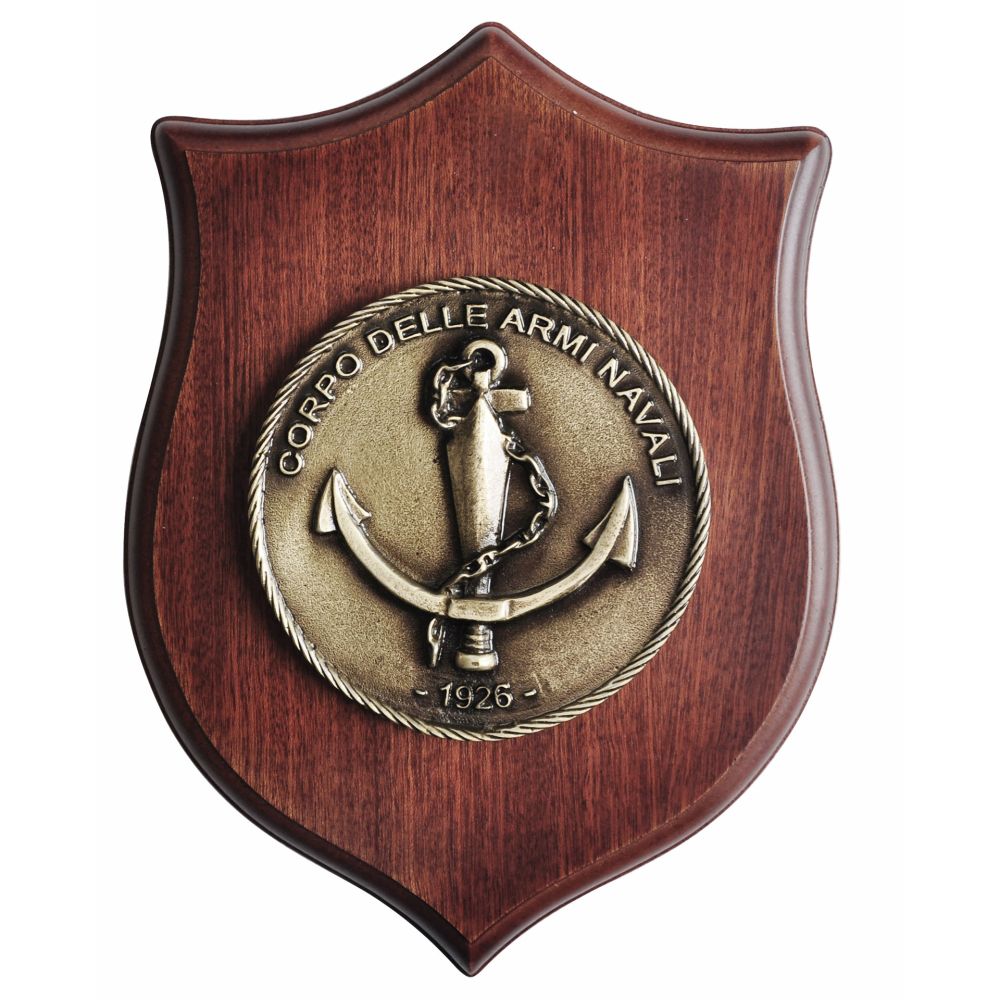 CREST IN METALLO CORPO DELLE ARMI NAVALI MARINA MILITARE