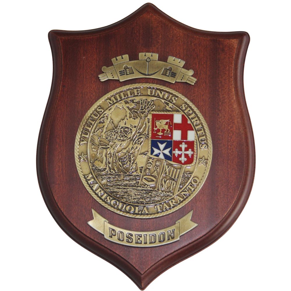 CREST IN METALLO MARISCUOLA TARANTO MARINA MILITARE
