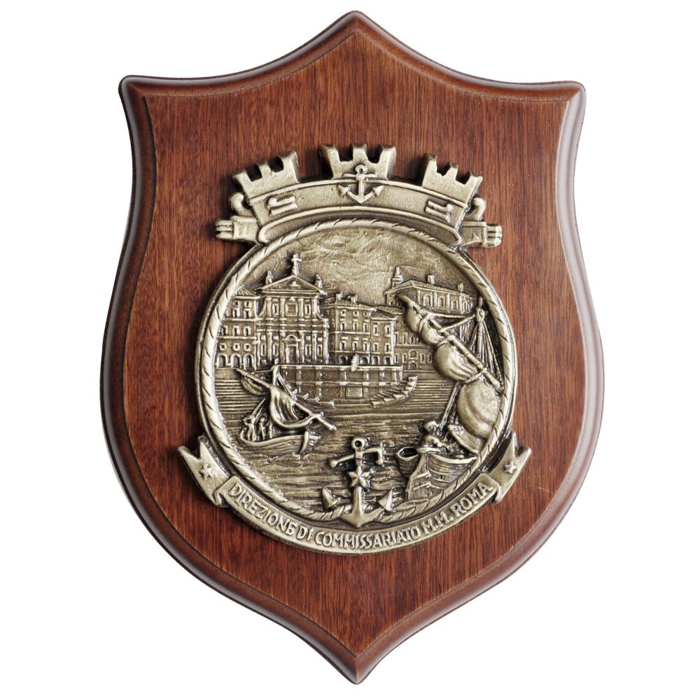 CREST IN METALLO M.M. DIR. DI COMMISARIATO ROMA