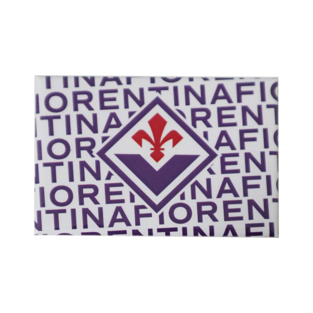 MAGNETE IN METALLO LOGO E TEXTURE FIORENTINA
