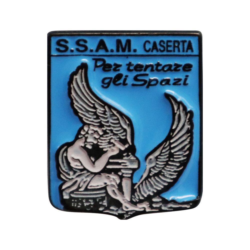 SPILLA DA DIVISA IN METALLO SMALTATO SCUOLA SPECIALISTI AERONAUTICA MILITARE CASERTA