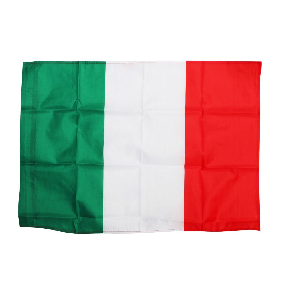 BANDIERA ITALIA CON LACCI 100X140