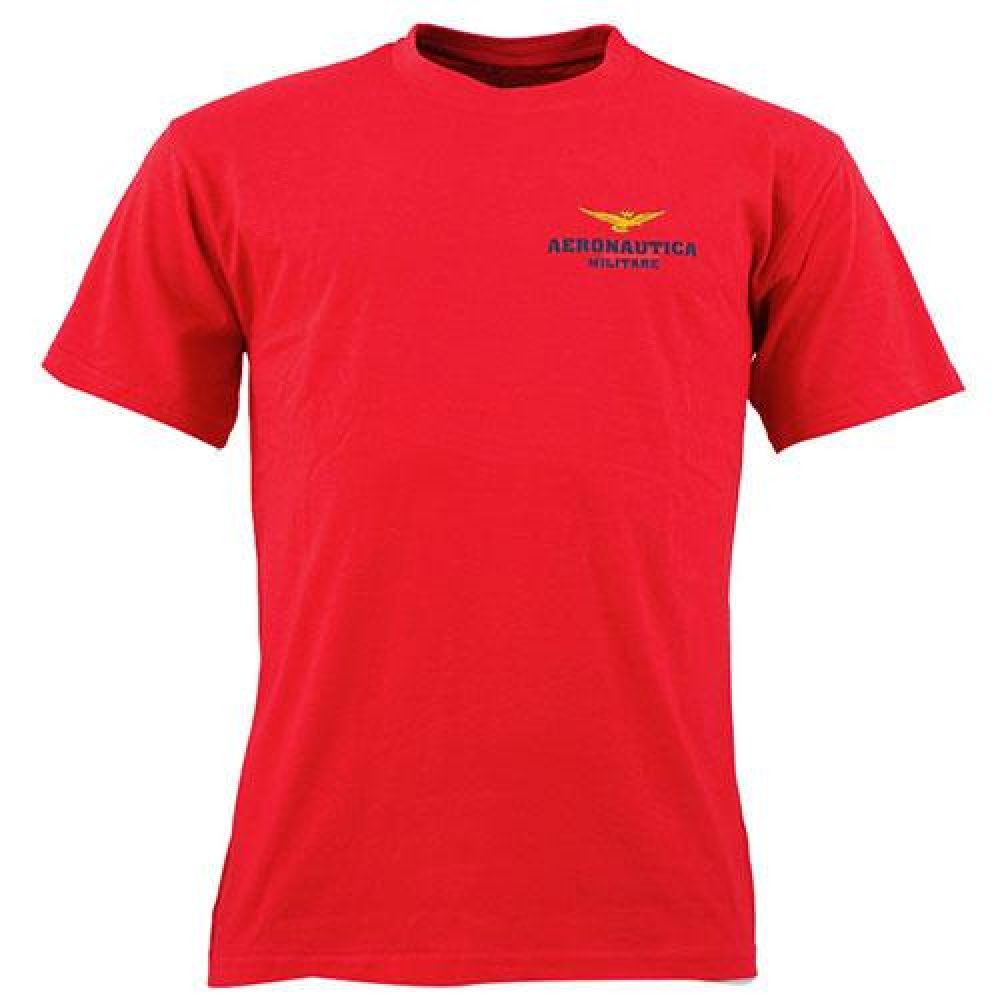 T-SHIRT COTONE MANICA CORTA ROSSA A.M.