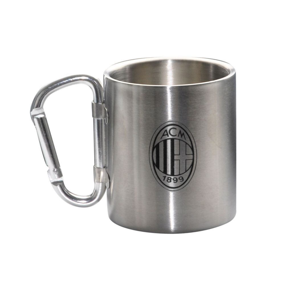 TAZZA MUG IN ACCIAIO CON MOSCHETTONE