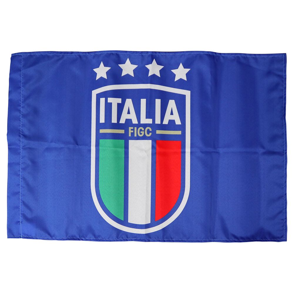 BANDIERA BLU 100X140 CM CON LOGO CENTRALE FIGC
