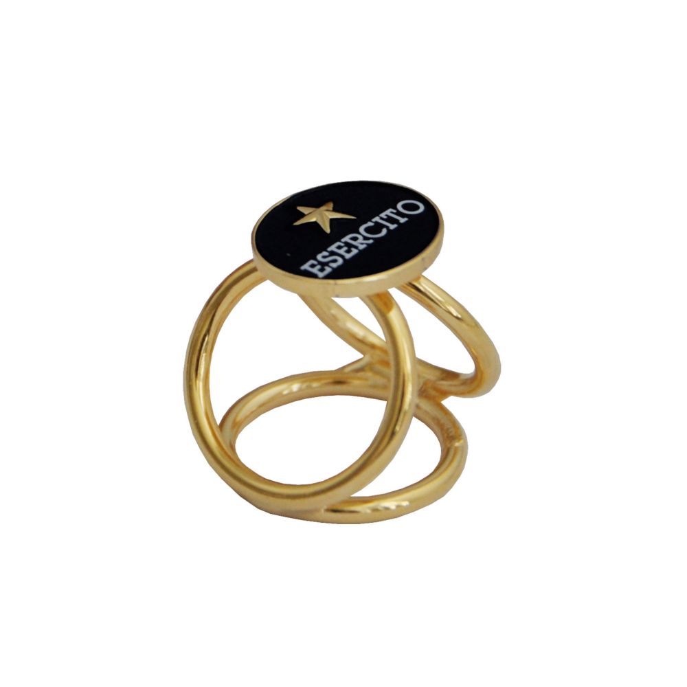 FERMAFOULARD LOGO NERO ESERCITO ITALIANO