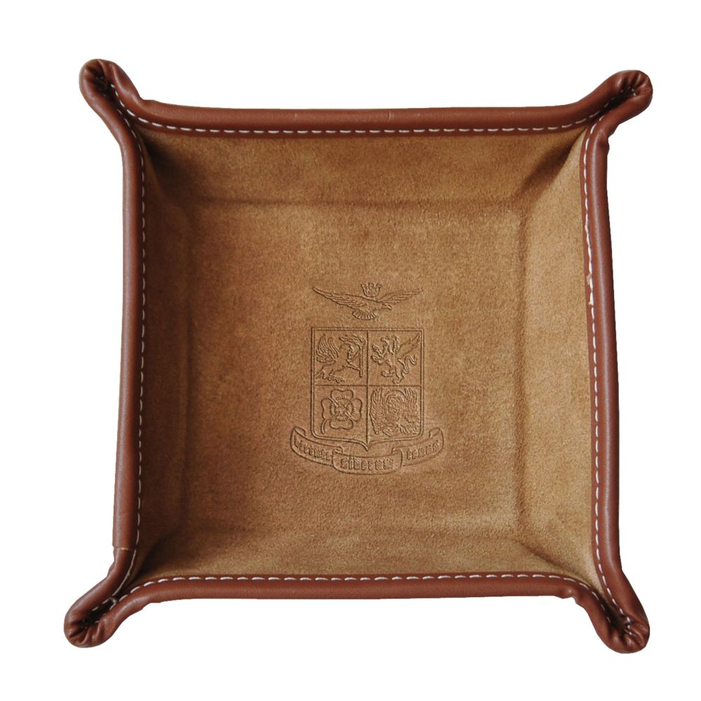 VUOTATASCHE SIMILPELLE FONDO MARRONE AQUILA A.M.