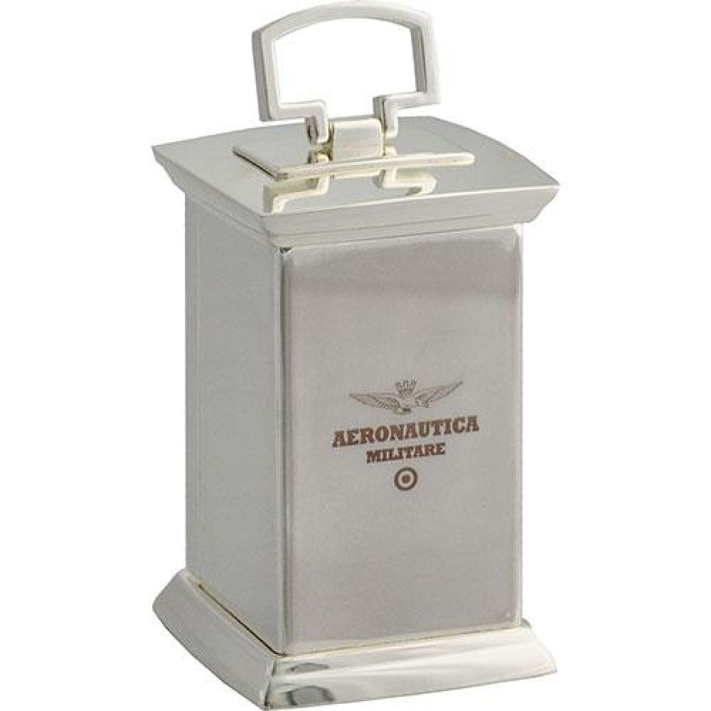 OROLOGIO CON DUE FUSI ORARI SEGRETI CON BOX (SILVER PLATED) A.M.