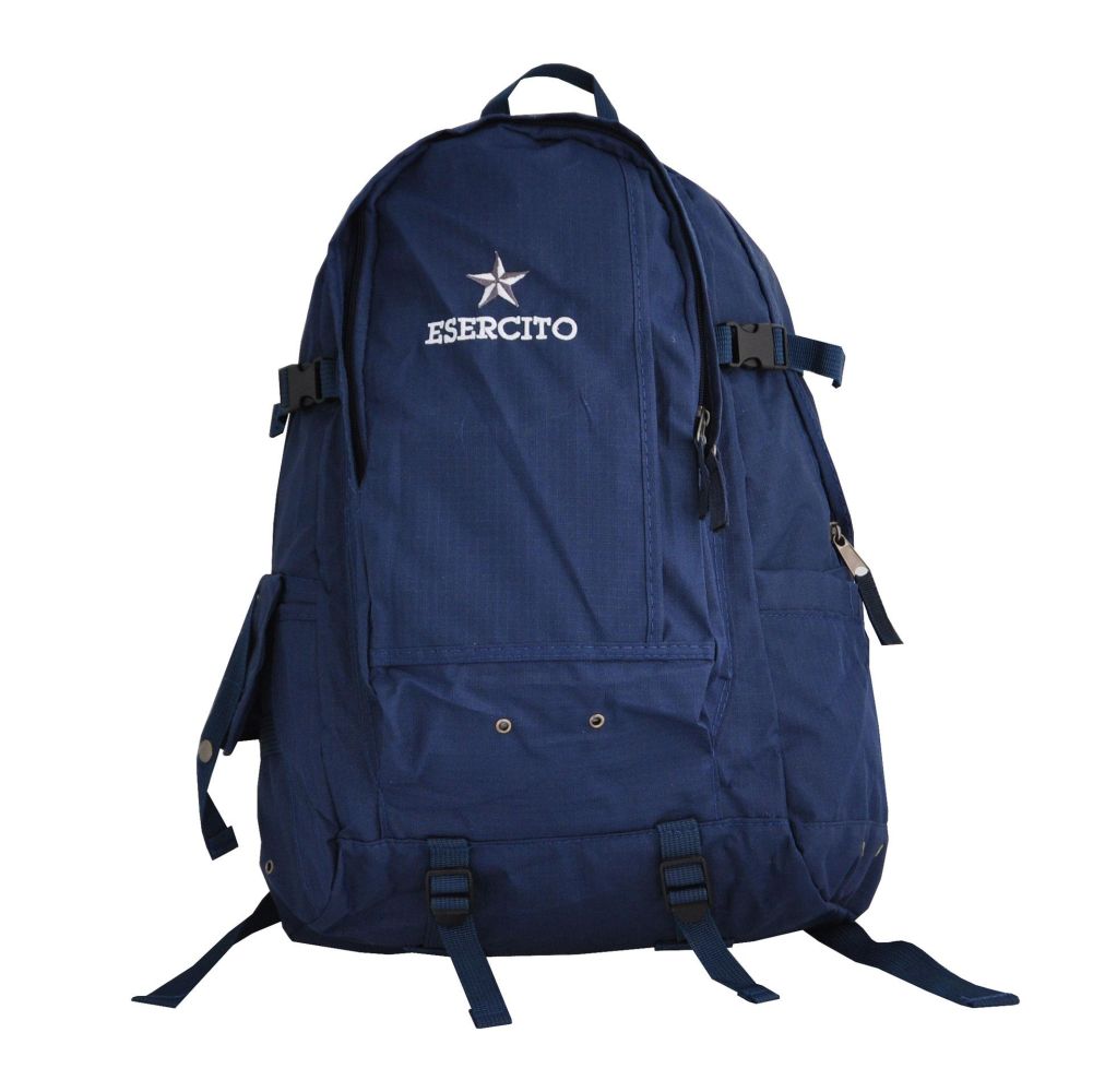 ZAINO BLU NAVY IN POLIESTERE 210D RIPSTOP E.I.
