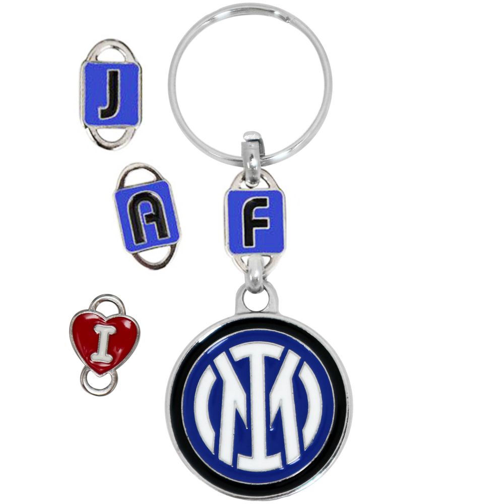 PORTACHIAVI IN METALLO SMALTATO CON LETTERA