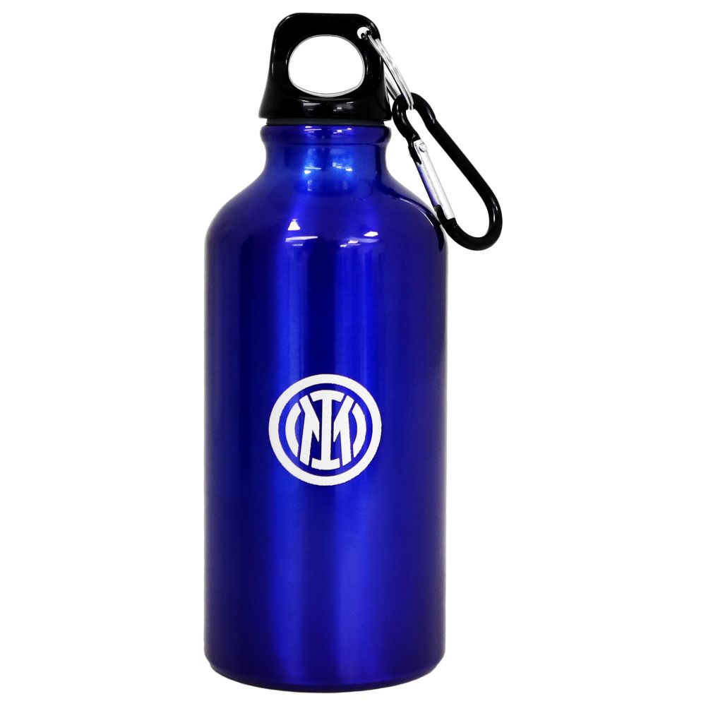 BORRACCIA WATERPROOF IN ALLUMINIO CON MOSCHETTONE.CAPACITA' 400ML INTER