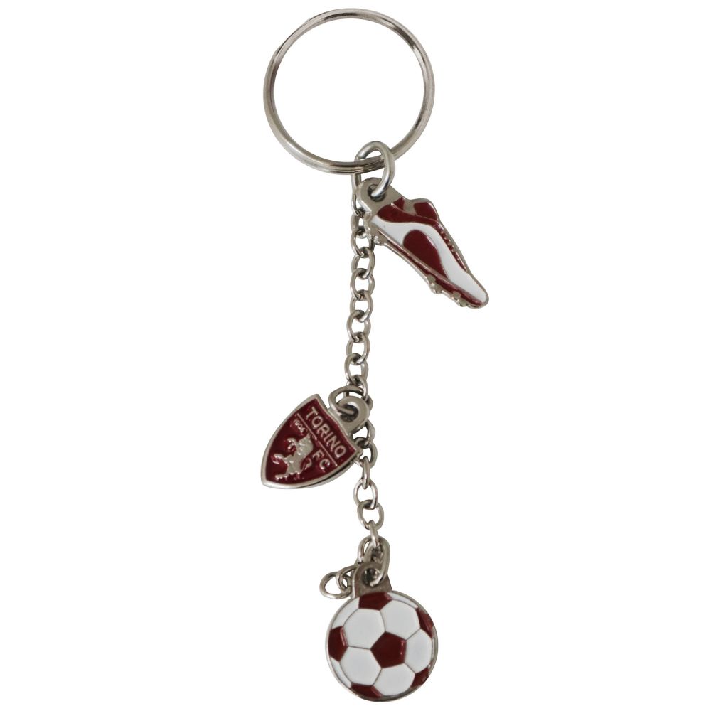 PORTACHIAVI IN METALLO SMALTATO CON CIONDOLI