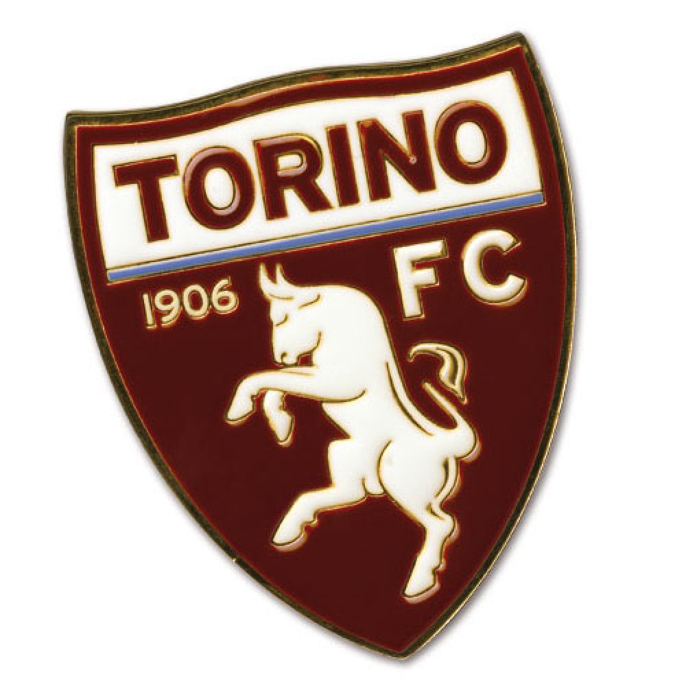 FERMACARTE IN METALLO SMALTATO LOGO TORINO FC