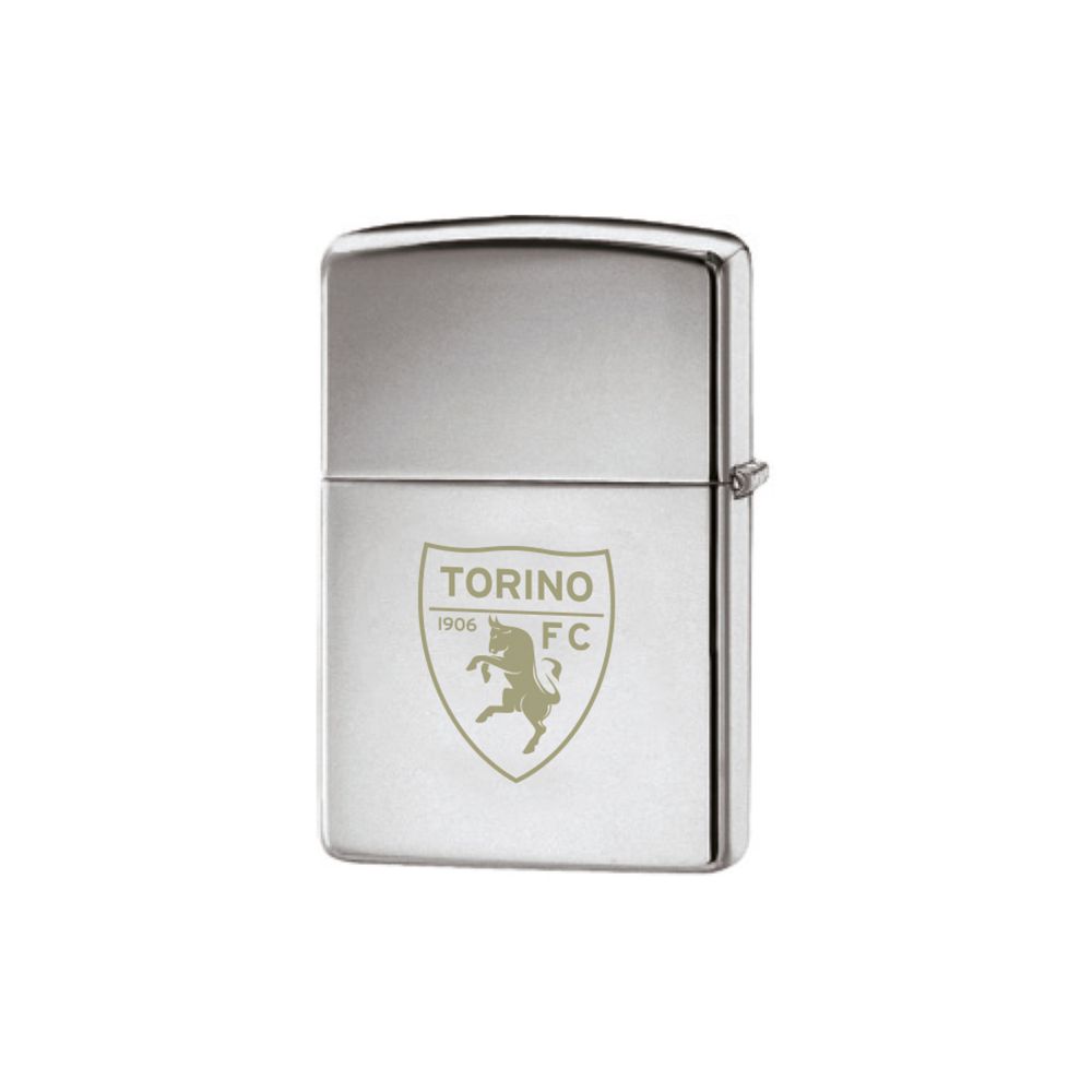 ACCENDINO IN METALLO CON LOGO UFFICIALE INCISO A LASER
