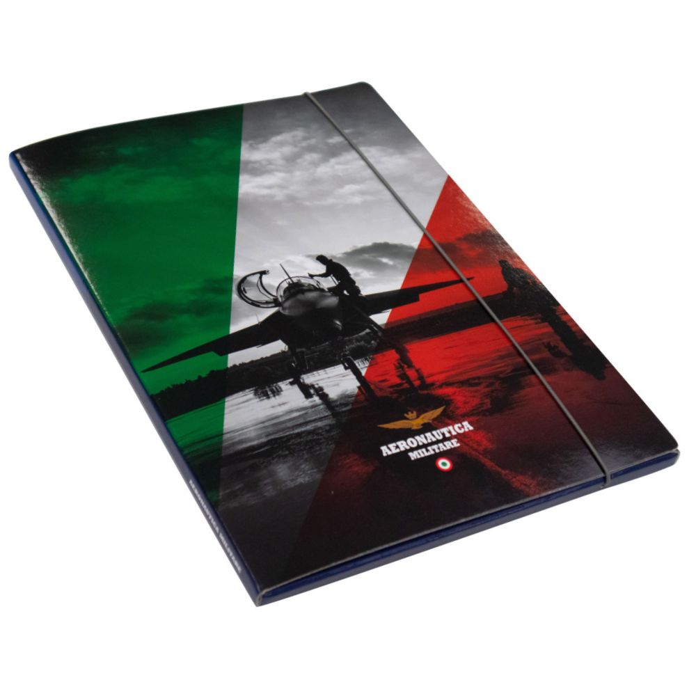 CARTELLINA A.M. IN CARTONE RIGIDO, TRE LEMBI INTERNI, CHIUSURA CON ELAST