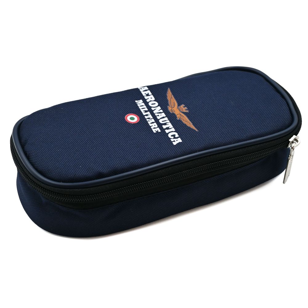 PORTACOLORI OVALE LOGO AERONAUTICA MILITARE CON PICCOLO SCOMPARTO INTERNO, ORGANIZER A 1