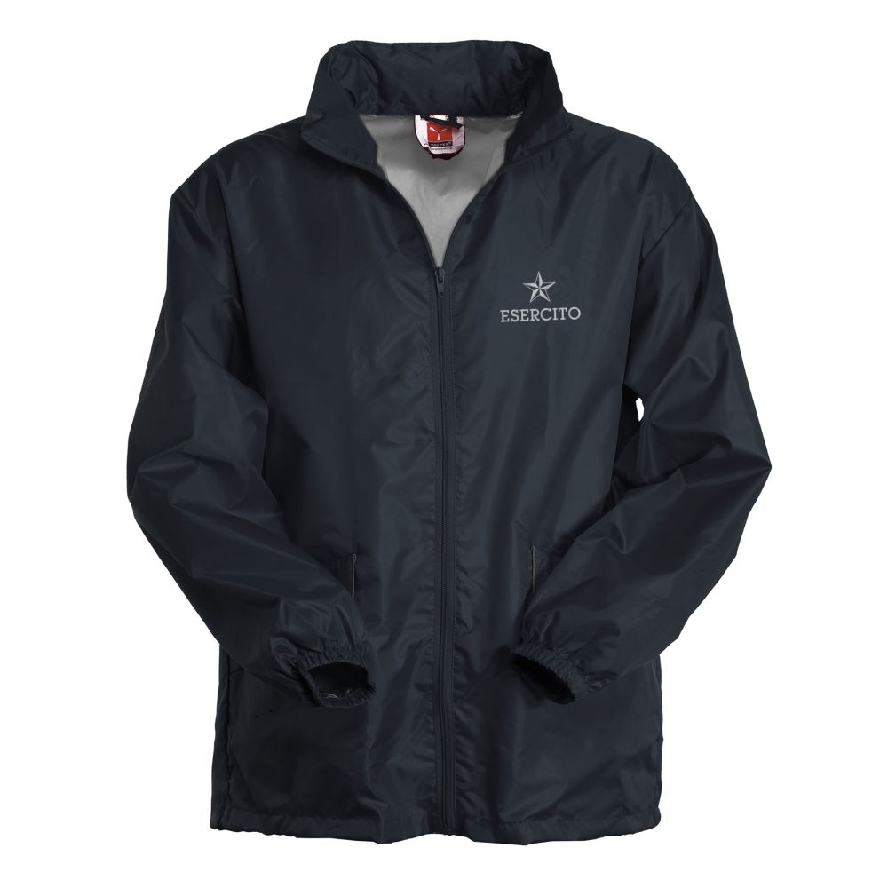 K-WAY ANTIVENTO BLU NAVY ESERCITO