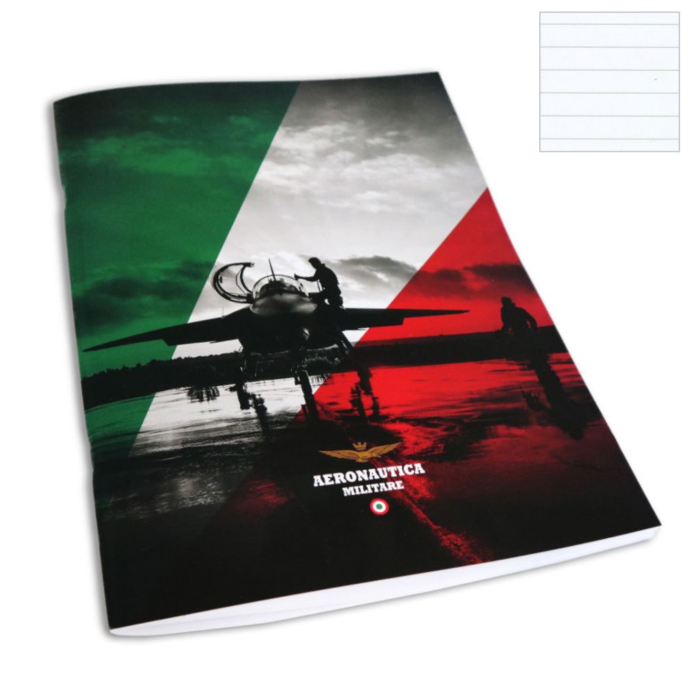 QUADERNO A.M. A4 A RIGHE 1R, DIMENSIONI 21X30 CM, DORSO 0,5 CM