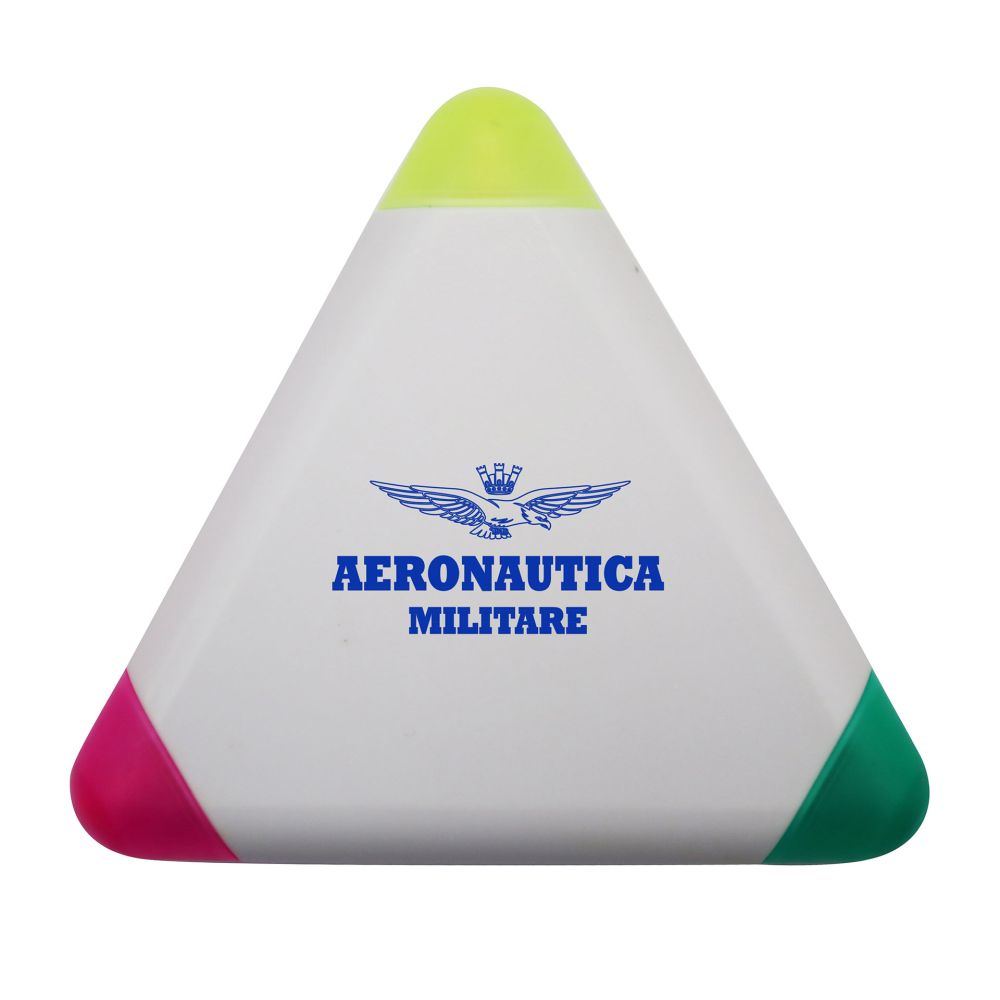 EVIDENZIATORE TRIANGOLARE A 3 COLORI AM.