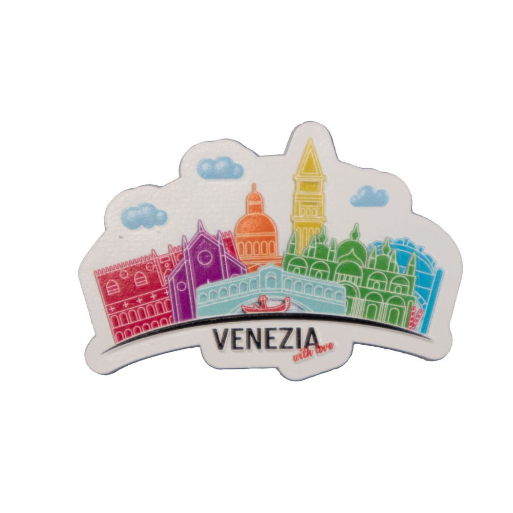MAGNETE STAMPATO IN POLIRESINA VENEZIA WITH LOVE