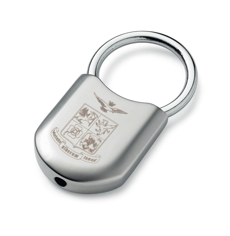 PORTACHIAVI ACCIAIO LUCCHETTO ROTONDO