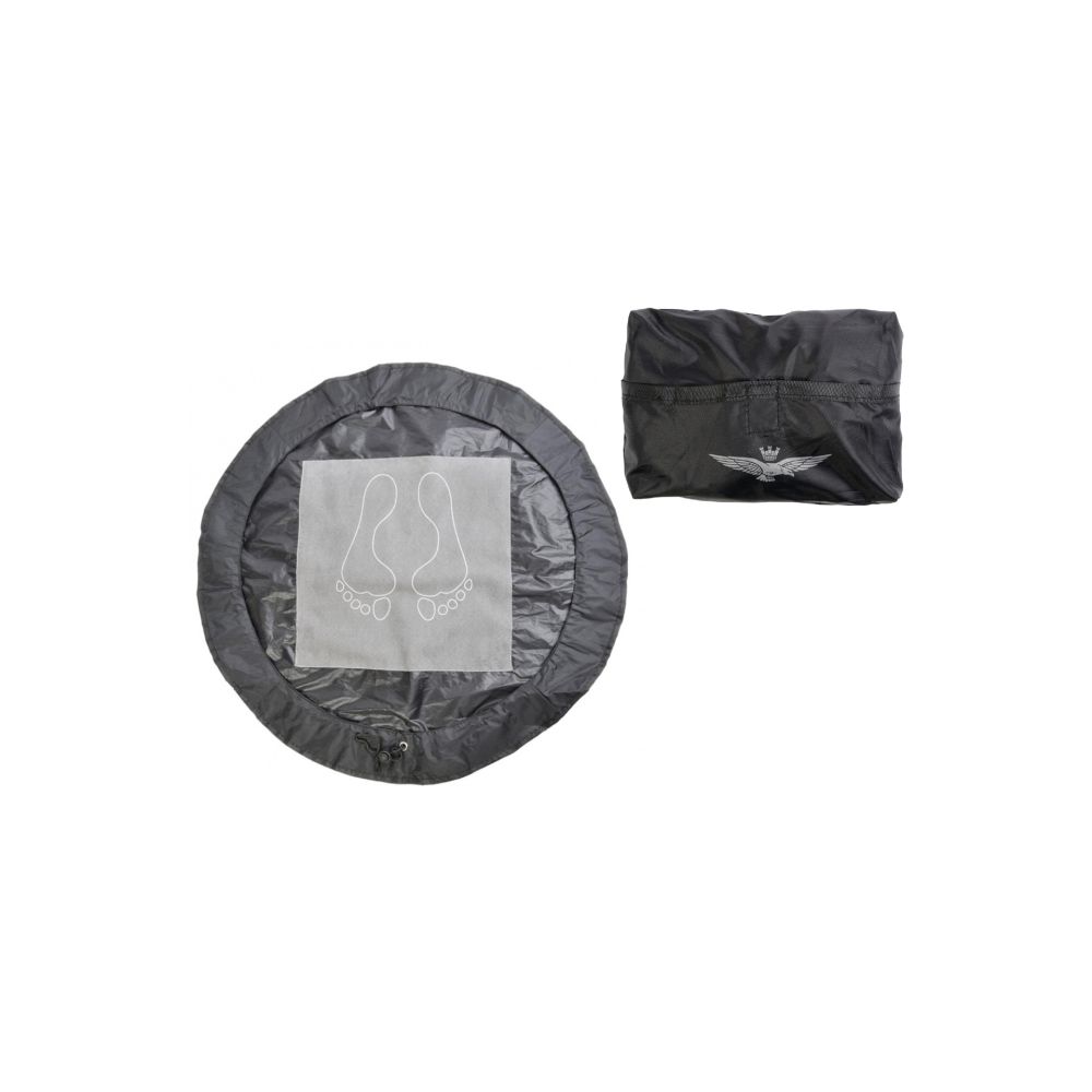 TAPPETINO POGGIAPIEDI IN POLIESTERE CON CHIUSURA A STROZZO