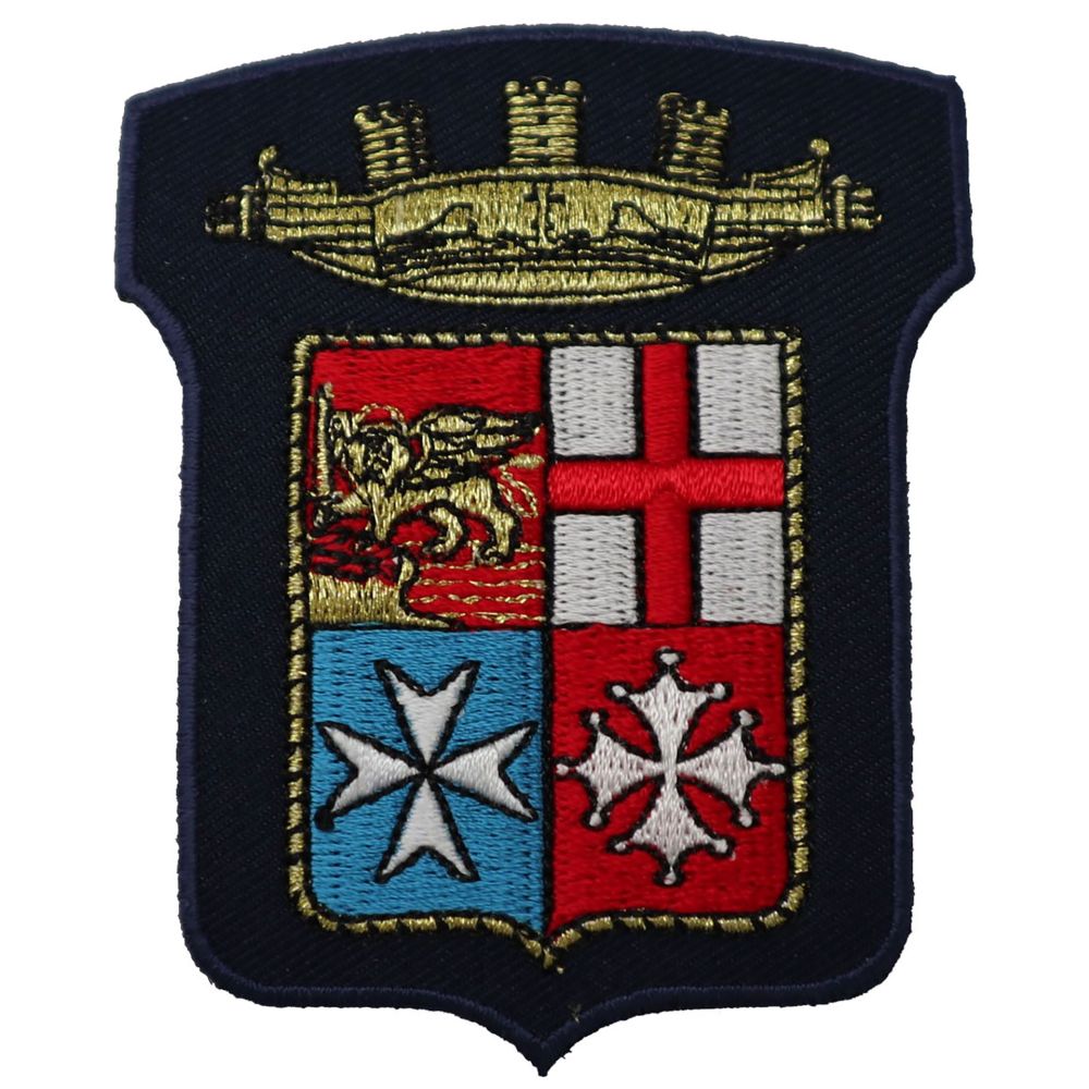PATCH DISTINTIVO RICAMATO STEMMA M.M. DA CUCIRE ARALDICO