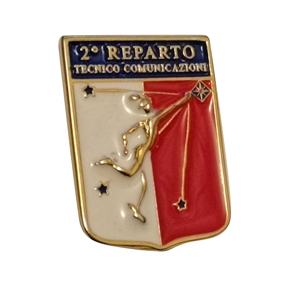 DISTINTIVO DA CAMICIA 24X32MM IN METALLO 2 REPARTO TECNICO COMUNICAZIONI