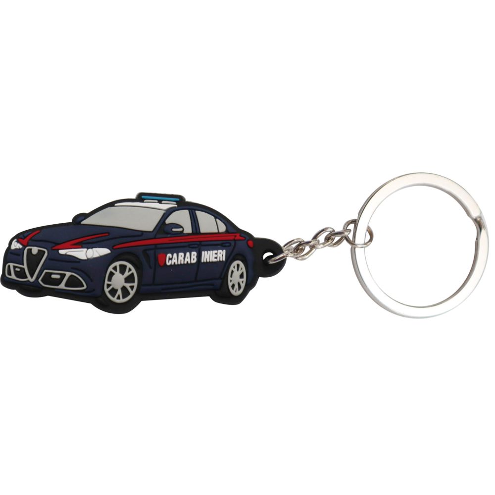 Portachiavi PVC morbido Giulia ufficiale Arma dei Carabinieri