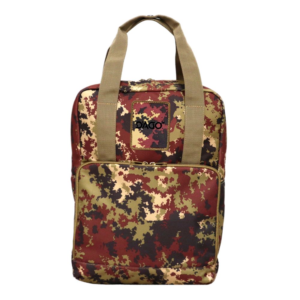 ZAINO IN POLI 600D RESISTENTE ALL'ACQUA, MIMETICA, CON DOPPIO MANICO