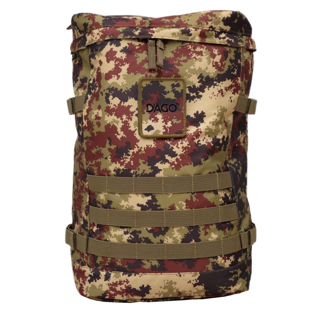 ZAINO IN POLI 600D RESISTENTE ALL'ACQUA, MIMETICA, STILE MILITARE 21 LT