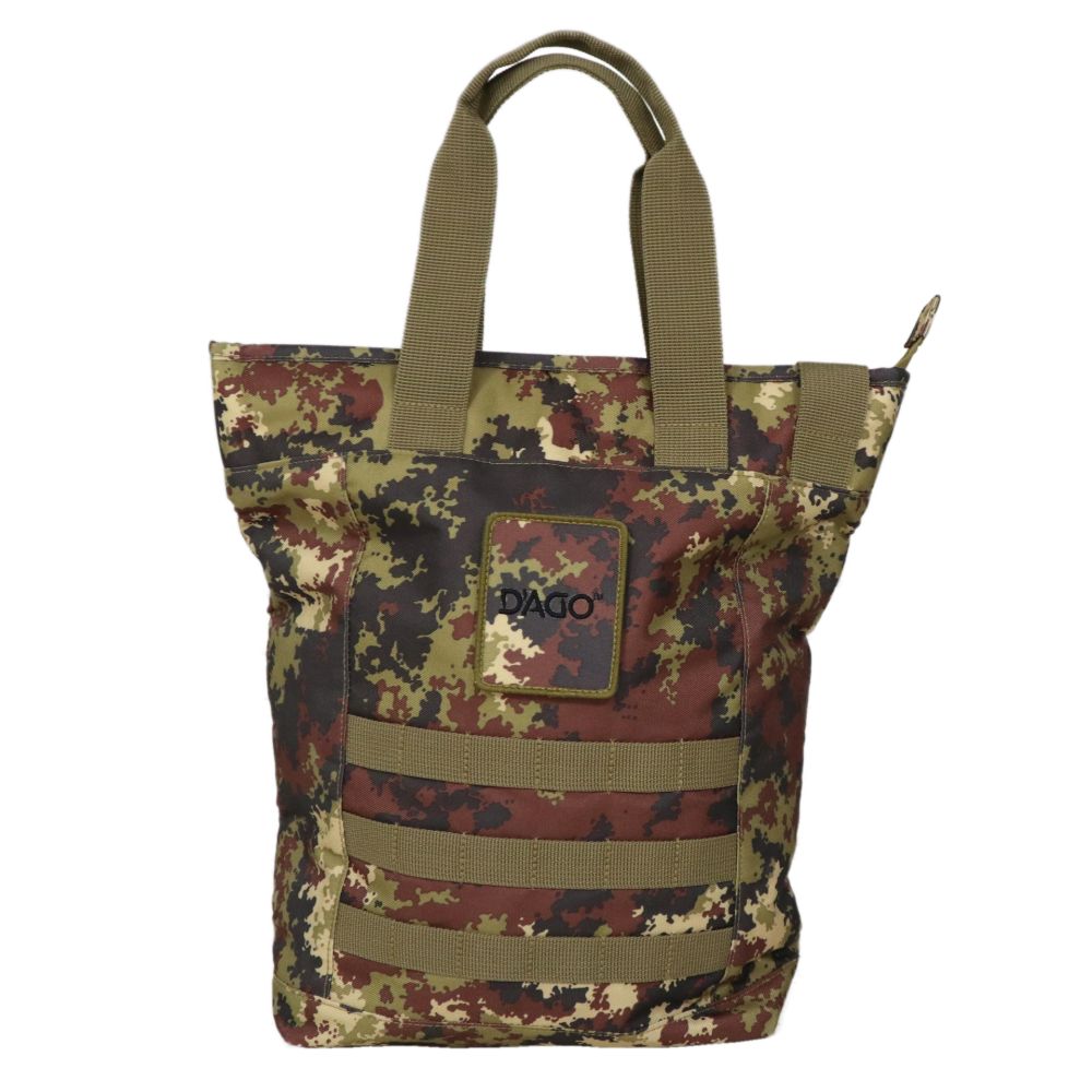 ZAINO TIPO MILITARE POLI 600D RESISTENTE ALL'ACQUA, MIMETICA, CON MANIC