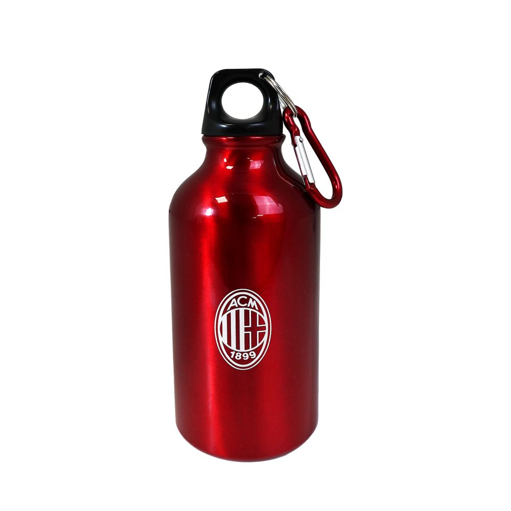 BORRACCIA WATERPROOF IN ALLUMINIO CON MOSCHETTONE.CAPACITA' 400ML MILAN