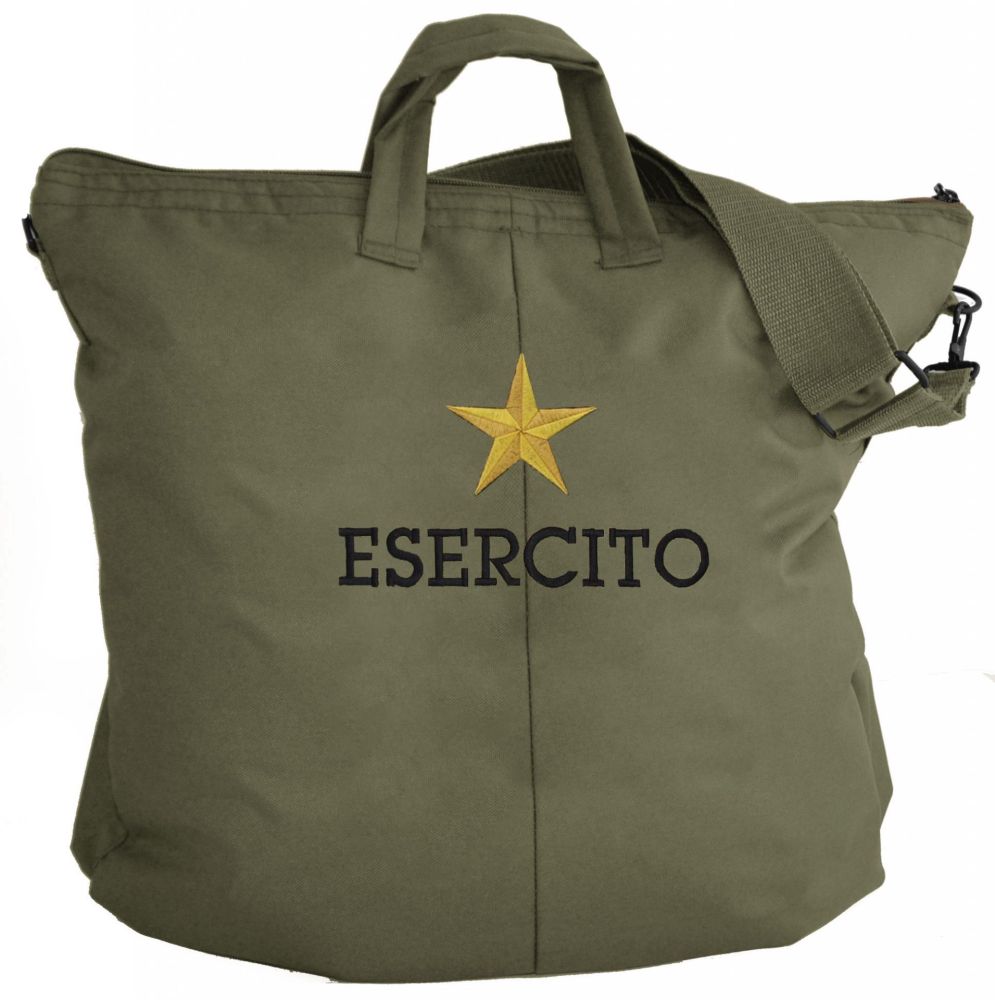 BORSA PORTACASCO VERDE