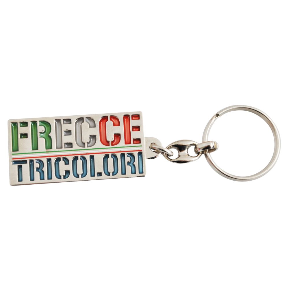 PORTACHIAVI IN METALLO SMALTATO FRECCE TRICOLORI