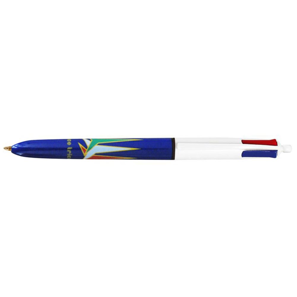 PENNA IN PLASTICA, REFIL 4 COLORI: BLU, ROSSO, NERO E VERDE FRECCE TRICOLORI