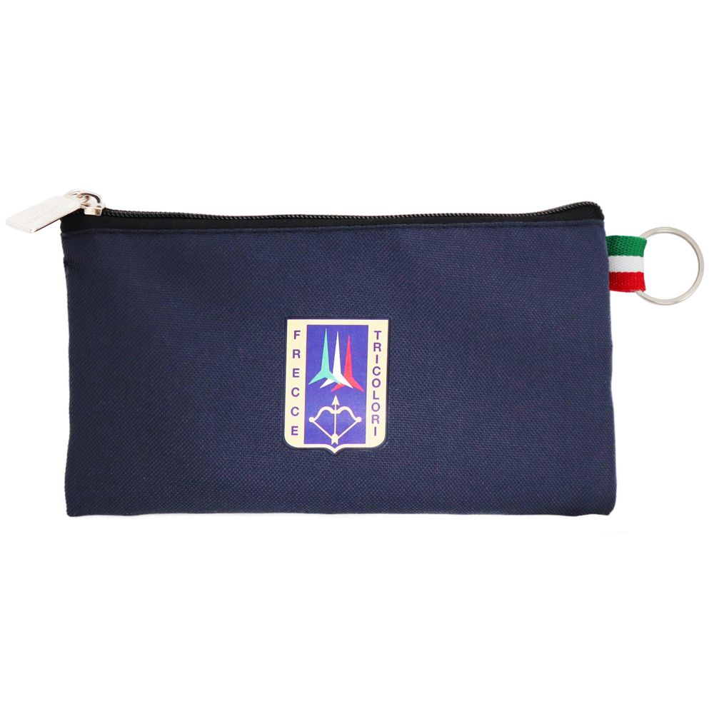 PORTAPENNE A BUSTINA PIATTA A SINGOLA ZIP LOGO FRECCE TRICOLORI CON UNICO VANO INTER
