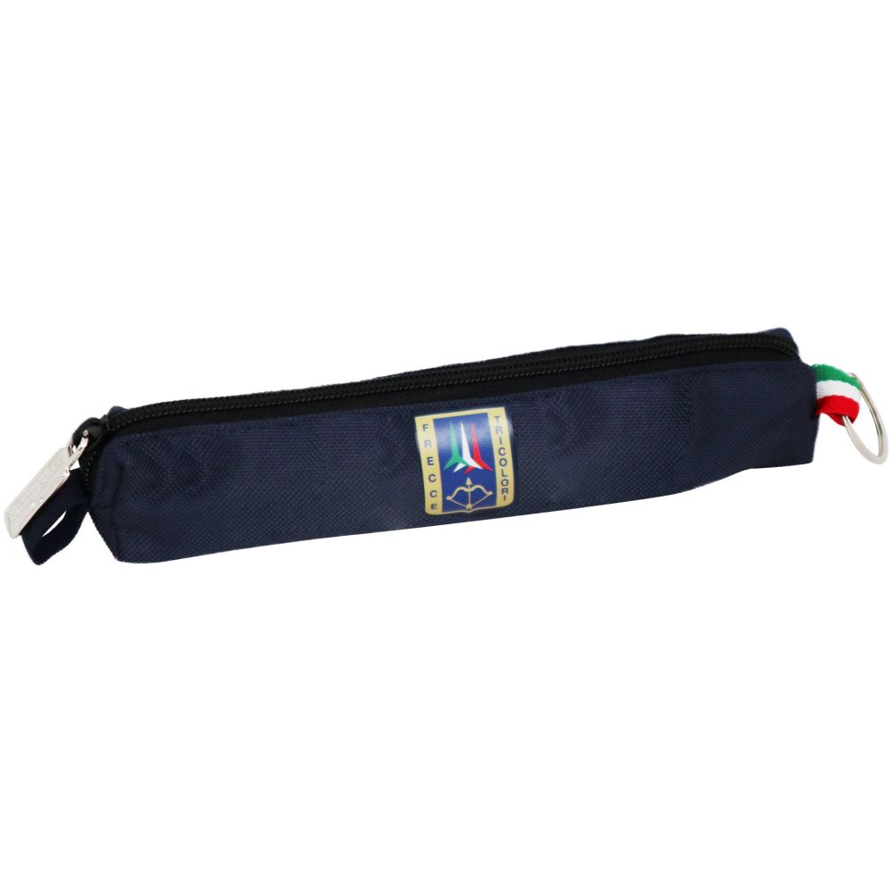 MINI PORTAPENNE LOGO FRECCE TRICOLORI CON SINGOLA ZIP UTILIZZABILE ANCHE COME PORTASP