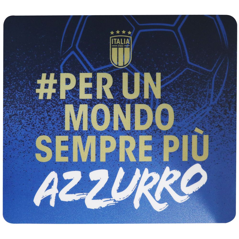 MOUSEPAD RETTANGOLARE CM23X20 #PER UN MONDO SEMPRE PIU' AZZURRO