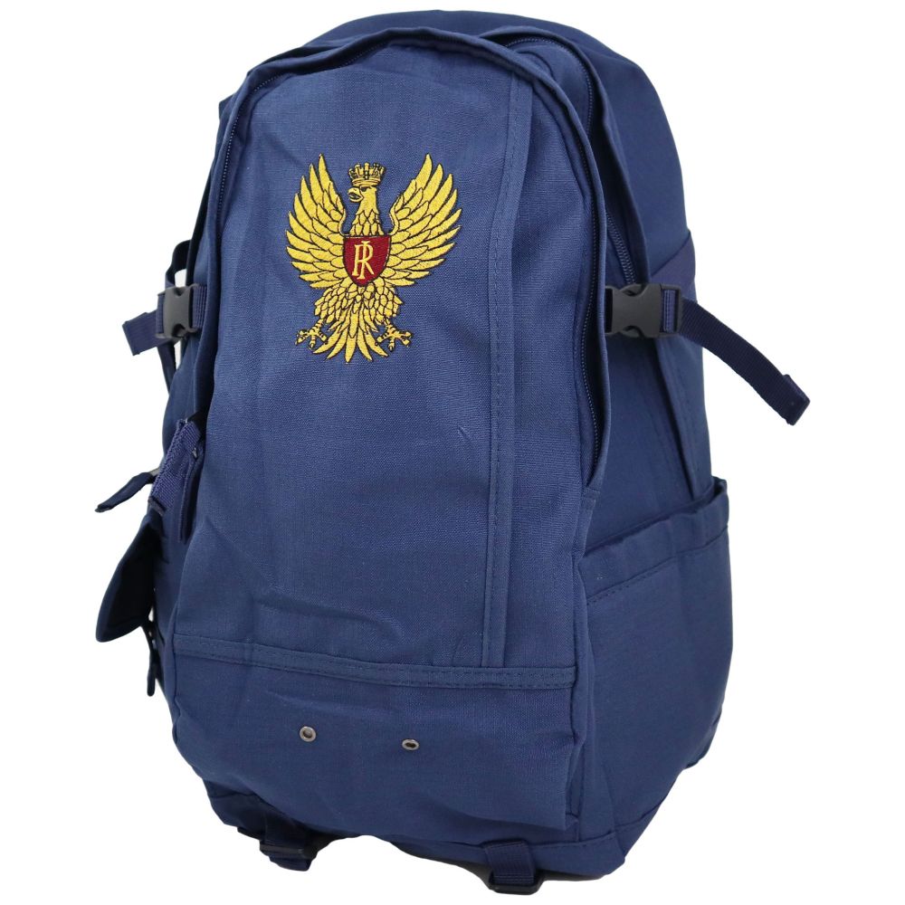 ZAINO BLU NAVY CON AQUILA POLIZIA DI STATO RICAMATA