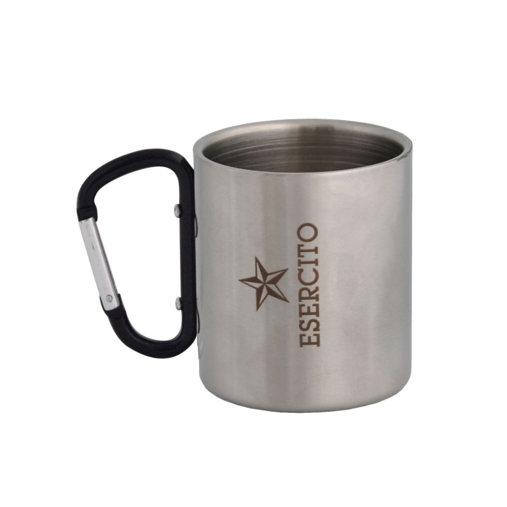 TAZZA IN ACCIAIO LOGO ESERCITO ITALIANO